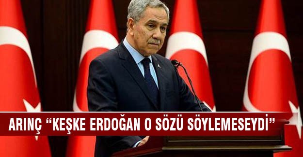 Bülent Arınç'tan Erdoğan'a Mercedes tepkisi