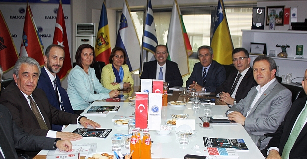 BALKANTÜRKSİAD CHP heyetini ağırladı