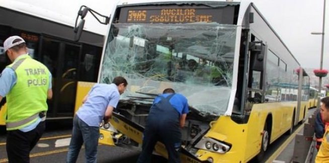 Metrobüs kazasının sebebi şok etti