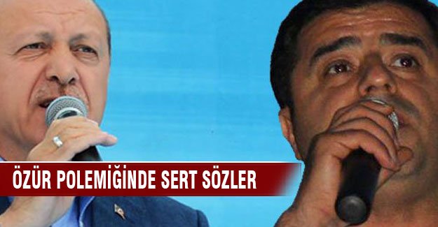 Erdoğan ile Demirtaş arasında özür polemiği