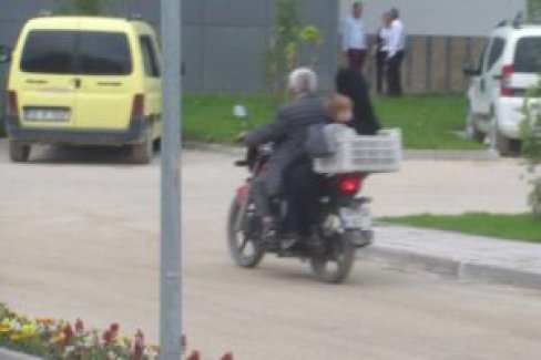 Bursa'da tehlikeli yolculuk