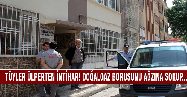 Bursa'da tüyler ürperten intihar!