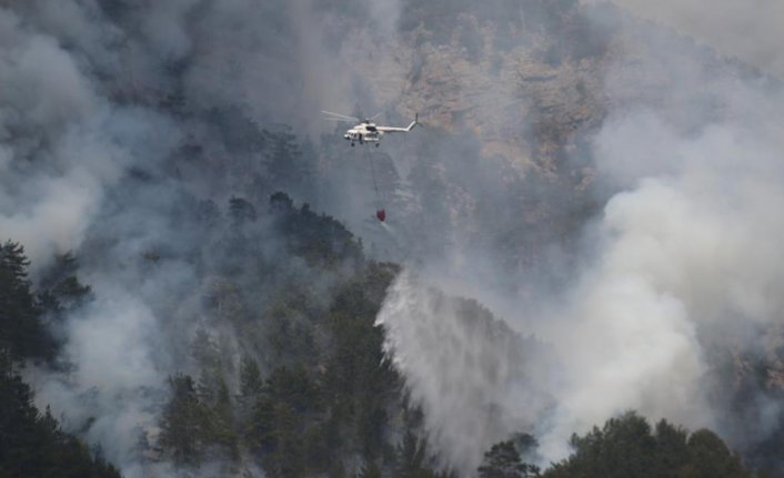 Antalya'da dün başlayan yangın bugün kontrol altına alındı