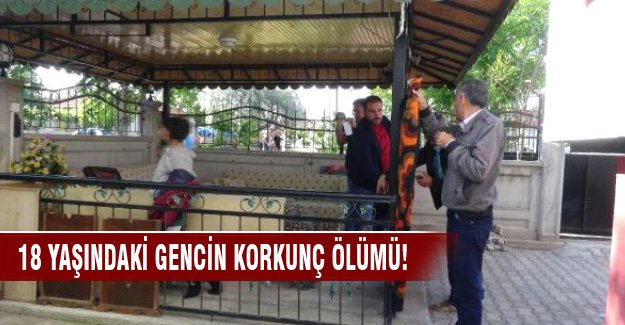 18 yaşındaki genç evlerinin bahçesinde kendini astı