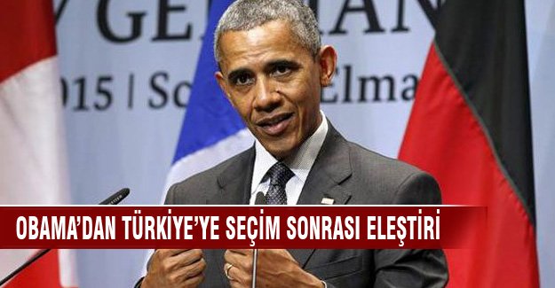 Türkiye'ye Obama'dan 'IŞİD' eleştirisi