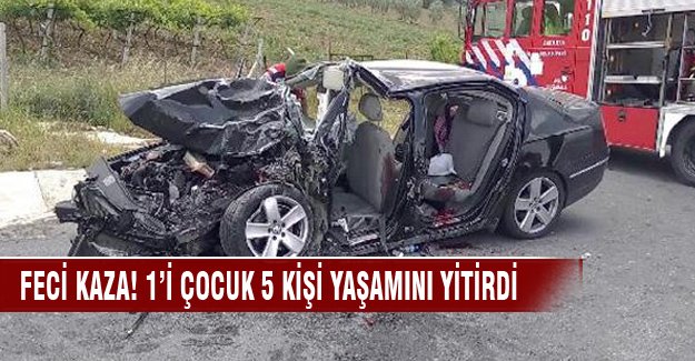 Sakarya'da feci kaza!