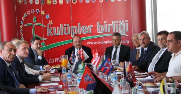 Kulüpler Birliği toplandı