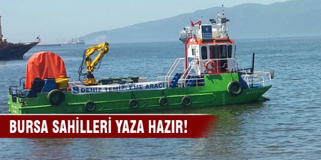 Bursa sahilleri yaza hazır!