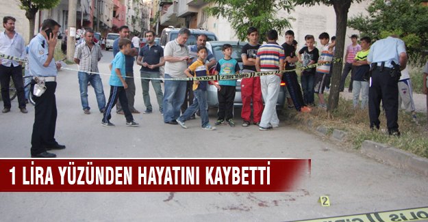 Bursa'da 1 lira can aldı!