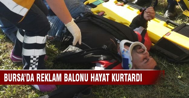 Motorundan fırlayan sürücü mucizevi bir şekilde kurtuldu!