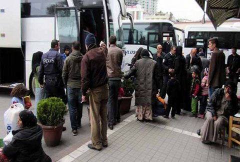 Bursa'daki Suriyeliler Mardin'e gönderildi
