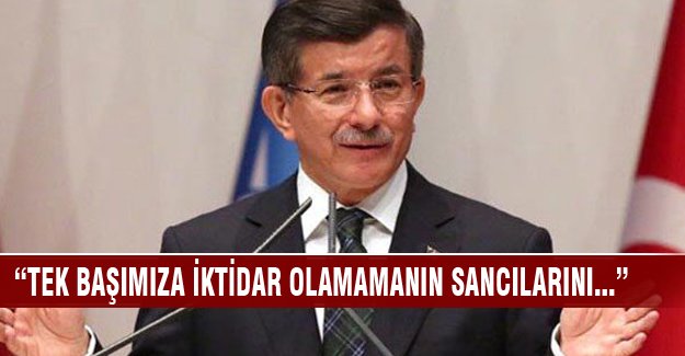 Ahmet Davutoğlu "Ateş çemberinden geçiyoruz"