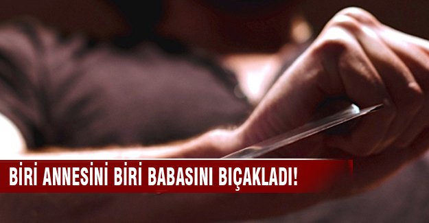 Biri annesini biri babasını katletti!