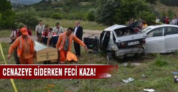 Cenazeye giderken cenazeleri kalktı!