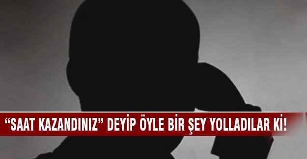 Bursa'da kadına saat yerine öyle bir şey yolladılar ki!