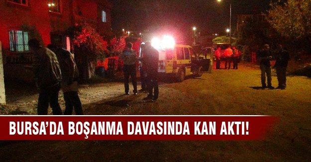 Boşanma davasında kan aktı