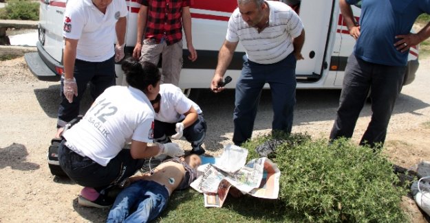 Peşinden koştuğu top sonu oldu