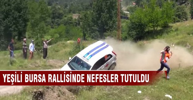 Yeşil Bursa Rallisi'nde vatandaşlar heyecan dolu anlar yaşadı