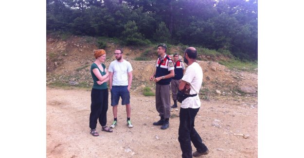 Kaybolan turistleri jandarma buldu!