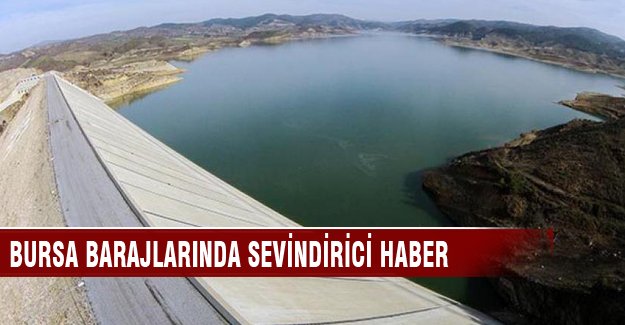 Yağmurlar Bursa'daki barajları sevindirdi