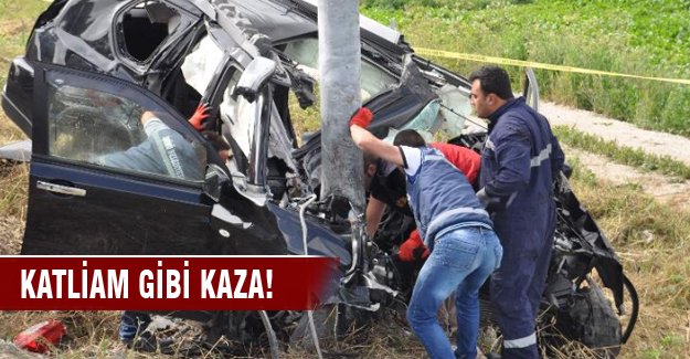 Katliam gibi kaza: 4 ölü