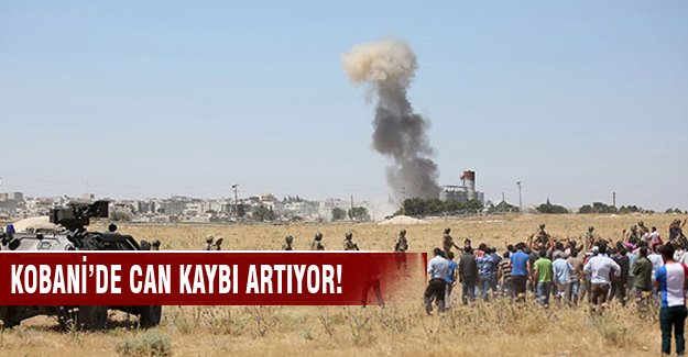 Kobani'de can kaybı artmaya devam ediyor