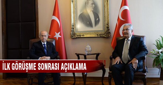 Deniz Baykal liderler turunda ilk MHP lideri Bahçeli'yi ziyaret etti