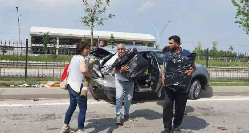 Bursa'da kazada yaralandı! Et dolaba girmeden tedavi olmadı