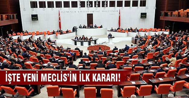 Meclis tatile girmeyecek