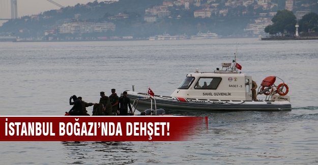 İstanbul Boğazı'nda korku dolu anlar