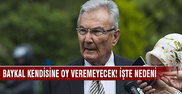 Deniz Baykal'ın bir oyu gitti!