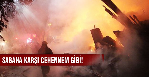 İstanbul'da cehennem gibi yangın