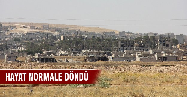 Kobani’de hayat normale döndü