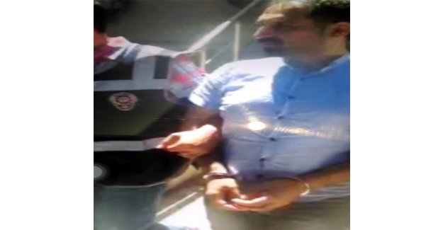 Suç makinesinin üzerinden gazeteci kimliği çıktı