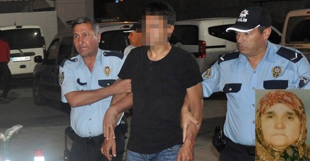Annesini boğazını keserek öldürdü