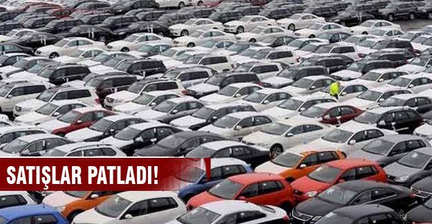 Otomobil satışları patladı