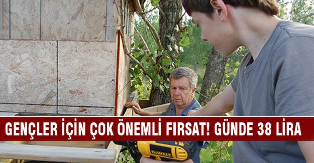 Gençlere işbaşı eğitim programı: Günde 38 lira