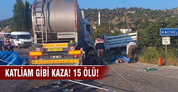 Katliam gibi kaza! 15 ölü!