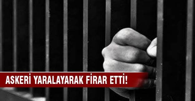 Uzman çavuşu yaralayarak firar etti