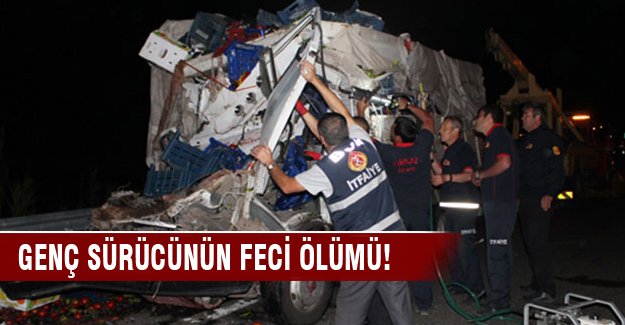 TIR ile sebze kamyonu çarpıştı:1 ölü!