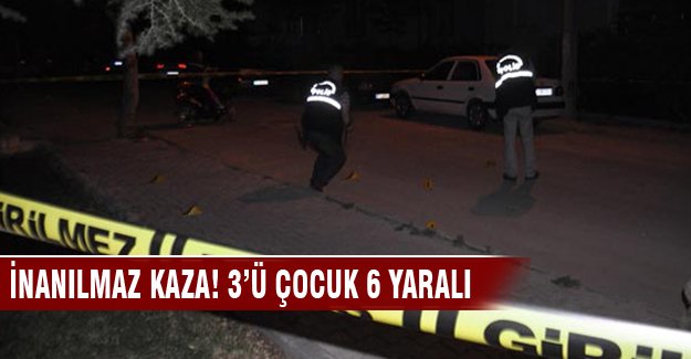 Otomobilinin içinde ateş etti: 3'ü çocuk, 6 yaralı