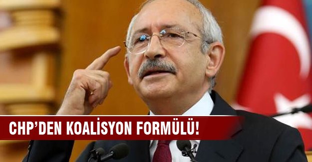 CHP'den koalisyon formülü