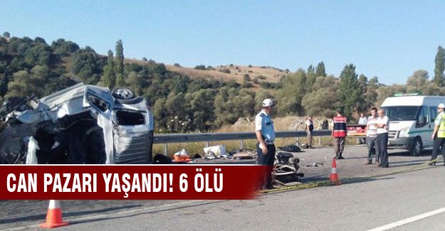 Çorum'da feci kaza!