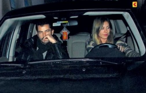 Kenan İmirzalıoğlu ve Sinem Kobal İstanbul'da evde görüntülendi