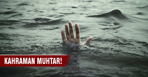 Bursa'da boğulmak üzere olan genci muhtar kurtardı