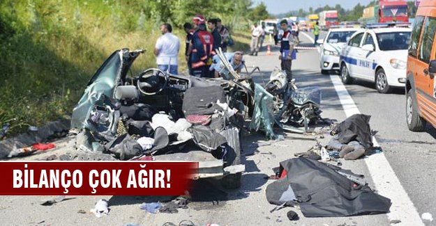 Yollar yine kan gölüne döndü