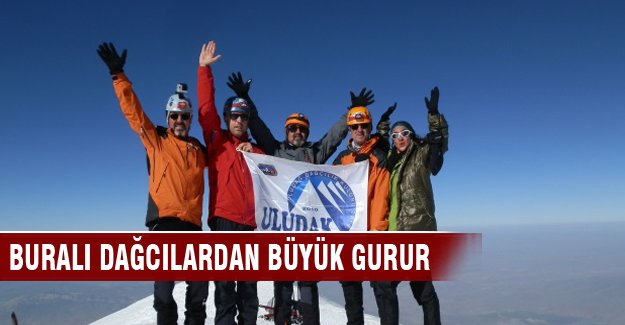 Bursalı 7 dağcı Alpler'de