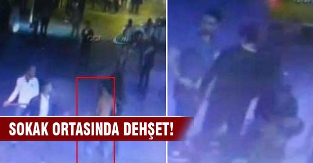 Sokak ortasında dehşet dakikaları!