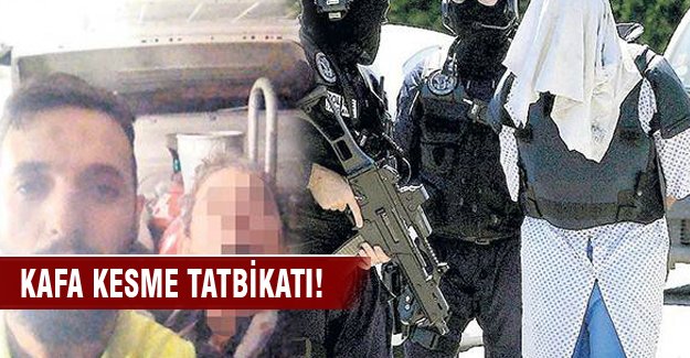 Fransa'da IŞİD’li militana tatbikat