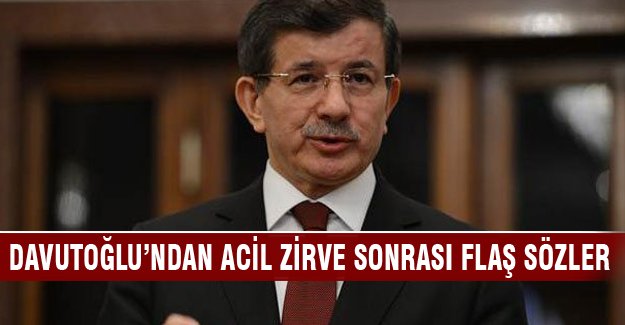 Davutoğlu "İlk bulgular DEAŞ'ı işaret ediyor"